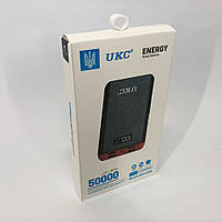 Акумулятор портативний павербанк POWER BANK UKC ART-4148/4204. 50000mah , 4USB, зовнішній акумулятор