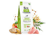 Brit Care Dog Sustainable Adult Medium Breed 12 кг Сухой корм для собак средних пород курица и насекомые