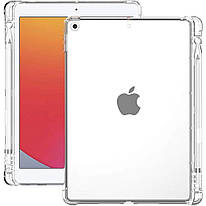 TPU чохол Galeo Anti-Shock with Pencil Holder для Apple iPad 7/8/9 10.2 (2019/2020/2021) Transparent