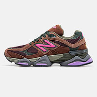 Мужские кроссовки New Balance 9060 Burgundy бордовые