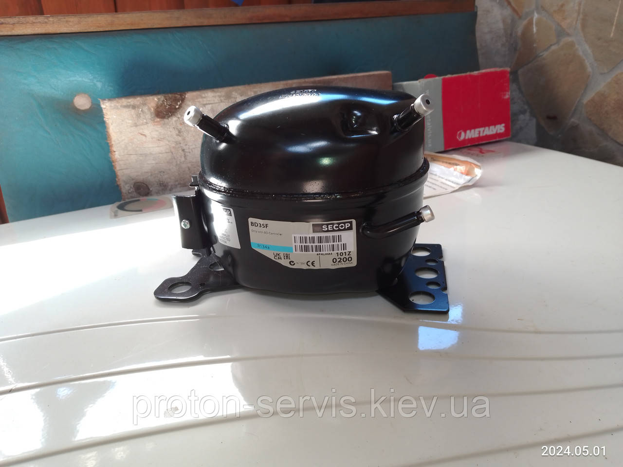 Компресор для автохолодильників "Secop" (Danfoss) BD35F на 12/24 V., фото 1