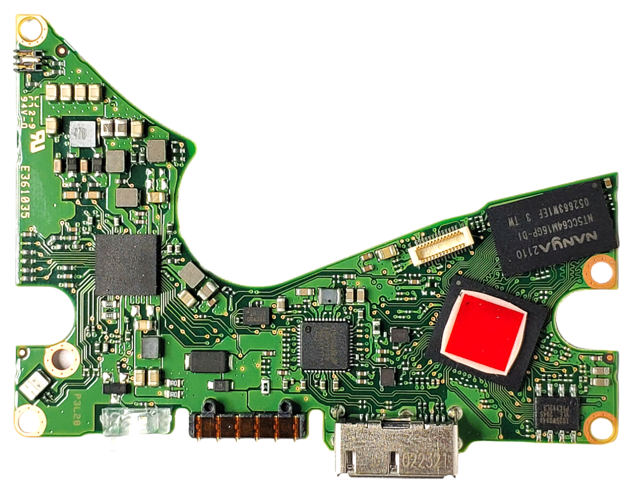 Плата HDD PCB 2060-810035-000 REV P0 810035-100 WD WD40NDZW WD40NMZW WD50NDZW WD50NMZW