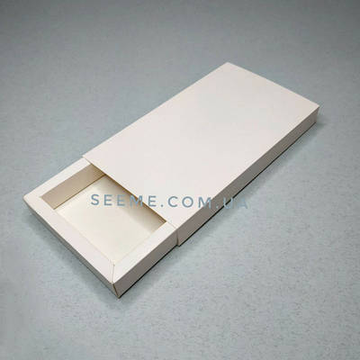 Коробка-слайдер подарункова 192х110х20 мм, внутрішні розміри 170х90х20 мм