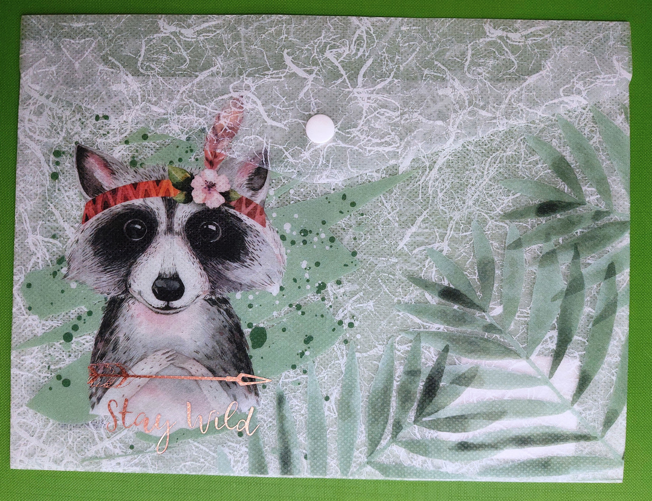 Канц Папка-конверт А5 на кнопці+ "Axent" /1496-92-A/ Милашка-02 (1/12/360)