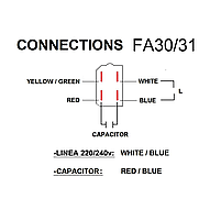 Насос Insert Star FA-30 (0,59 кВт 230В) Z201011 для посудомийної машини Fagor, Elframo та ін. (універсальна помпа), фото 3