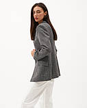 Піджак J.London жіночий класичний жакет гусяча лапка 50 сірий, фото 7