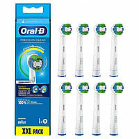 Сменные насадки для электрической зубной щётки Oral-B EB20 Precision Clean 8 шт. Насадки Орал Би Пресижн Клин