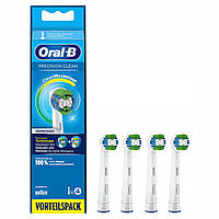 Сменные насадки для электрической зубной щётки Oral-B EB20 Precision Clean 4шт. Насадки Орал Би Precision