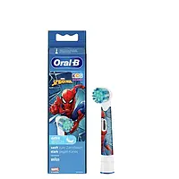 Детские сменные насадки для электрической зубной щётки 1шт. Oral-B EB10S Extra Soft Spider-Man Человек паук