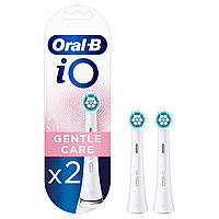 Cменные зубные насадки для электрической зубной щетки Oral-B iO Gentle Care White белые 2шт
