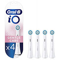 Cменные зубные насадки для электрической зубной щетки Oral-B iO Gentle Care White белые 4шт