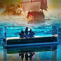 Игрушка пиратский корабль Черная Жемчужина Антистресс для мужчин, Прикольный Подарок сувенир YES