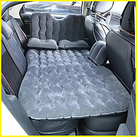 Автомобильный матрас на заднее сиденье с подголовником и подушками, 180х80 см