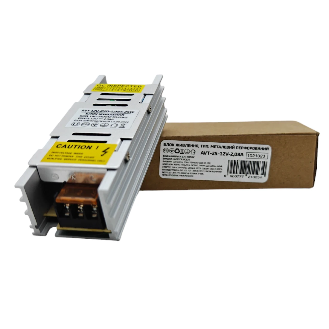 Блок живлення 12V 2,08А 25W IP20 AVT, фото 1