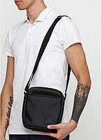 Мужская сумка мессенджер черная, поясная сумка, сумка мужская, сумка через плечо COSMI