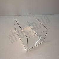 Коробка для зберігання без кришки | Прозора | 18х12х12см