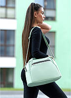 Женская стильная спортивная cумка мята Wellberry, сумка для девушек, сумка для зала COSMI