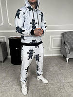 Світло-сірий чоловічий спортивний костюм з принтом TOPlife