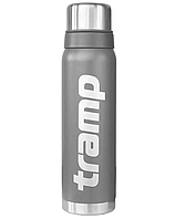 Термос TRAMP 1.6 л Серый, Пищевый термос из нержавеющей стали для военных и туристов COSMI