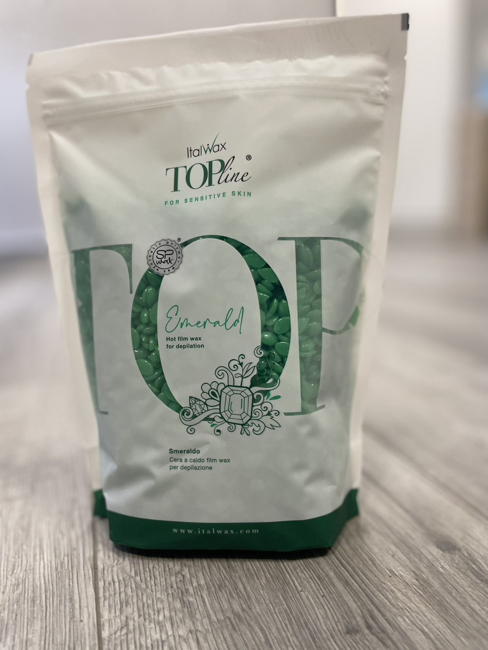Віск для депіляції волосся Italwax Emerald Смарагд 750 гр.