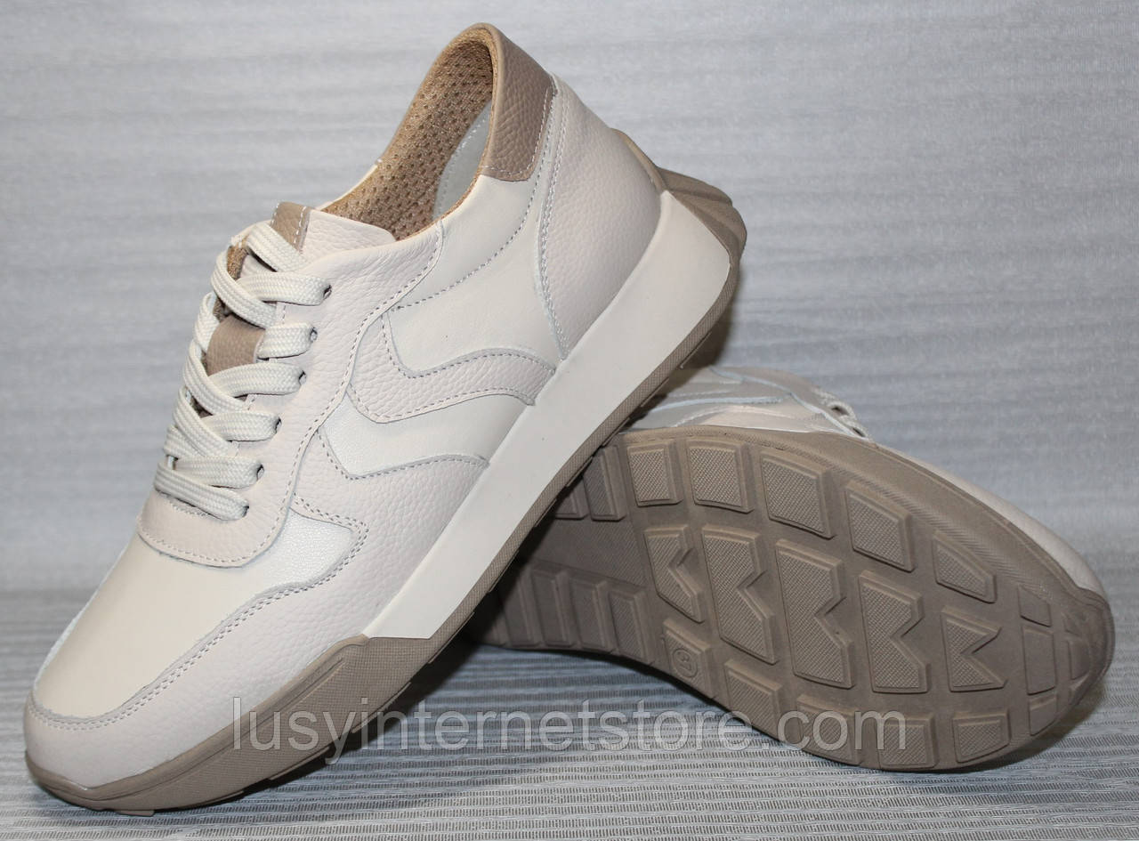 Кросівки шкіряні жіночі від виробника модель ТН23-2115, фото 1