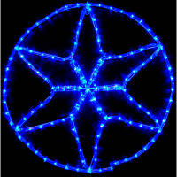 Гірлянда Delux Motif flash Star 60 х 60 см синій P44 EN (90012984)