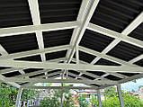 Дерев'яна альтанка 4 на 3 м, розбірна (на 14-16 осіб), фото 4