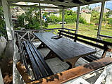 Дерев'яна альтанка 4 на 3 м, розбірна (на 14-16 осіб), фото 5