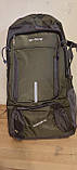 Рюкзак міський туристичний YuNong (8252) 80л 65х40х22 см, фото 5