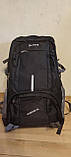 Рюкзак міський туристичний YuNong (8252) 80 л 65х40х22 см Чорний, фото 8