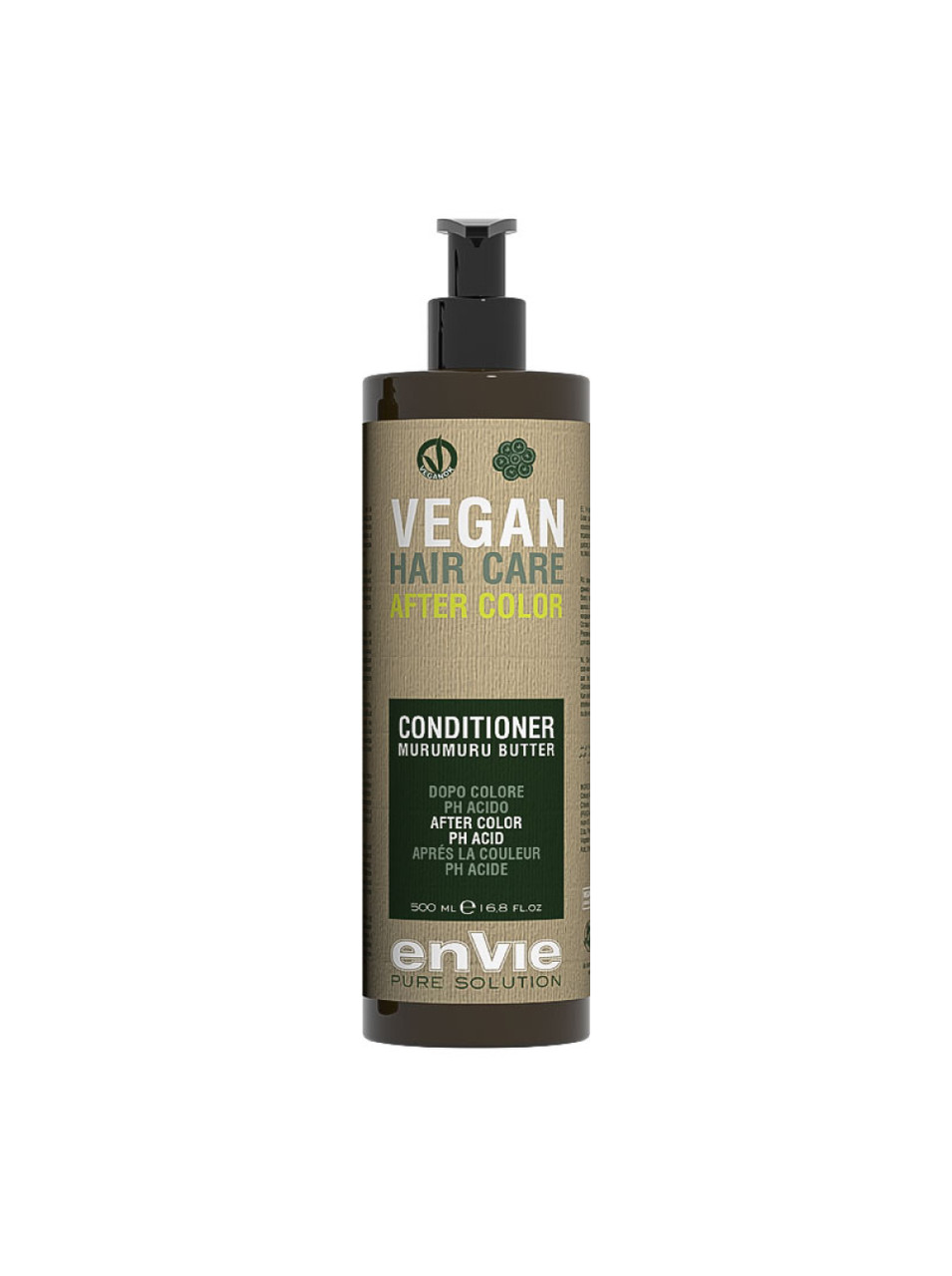 Кондиціонер Envie Vegan After Color Conditioner Murumuru Butter для фарбованого волосся з маслом муру муру 500 мл, фото 1