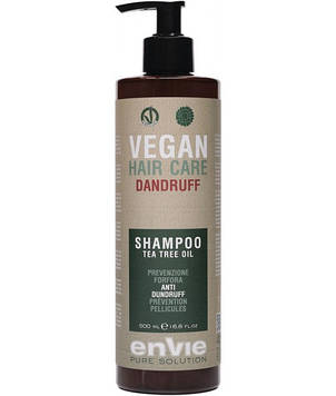 Шампунь лікувальний проти лупи Envie Vegan Dandruff Shampoo Tea Tree Oil 500 мл