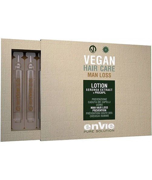 Активуючий лосьйон для кореня волосся чоловічий Envie Vegan Hair Care Man Loss Lotion  8*10 мл, фото 1