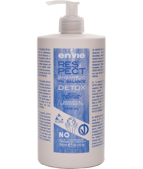 Шампунь для фарбованого волосся Envie Respect Detox Shampoo 750 мл, фото 1