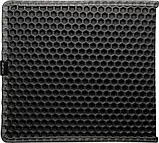 Килимок для котячого туалету Двошаровий Сота чорний 31х31х1см Фауна, фото 2