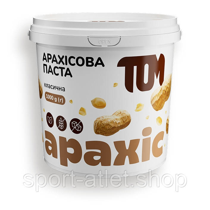 Замінник харчування TOM арахісова паста класична, 1 кг