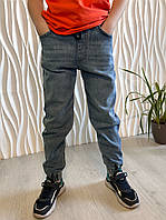 ALTUN подростковые джинсы МОМ для мальчиков,голубые,рост 146,158,164 см.Турция