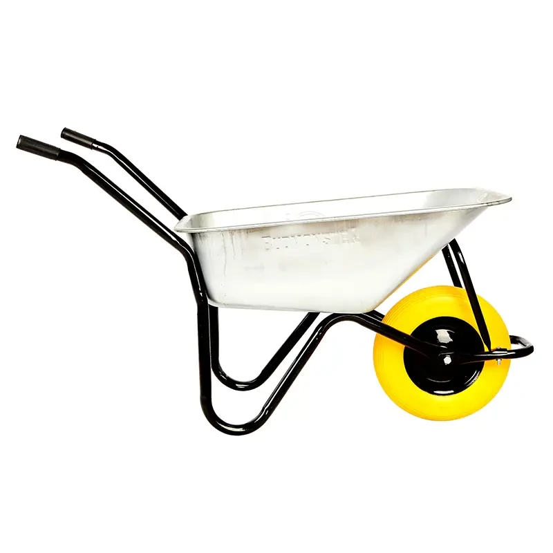 Тачка BudMonster будівельна 1-колісна 80 л вантажопідйомність 200 кг (01-005)