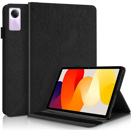 Чохол-книжка Wood book на планшет Xiaomi Redmi Pad SE (11") / чорний, фото 1
