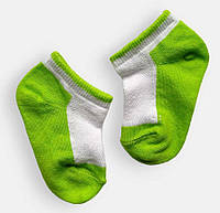 Детские носки с сеточкой размер 10 - 12 см (6 - 12 месяцев) TwinSocks Белый с зеленым