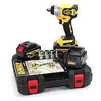 Аккумуляторный гайковерт DeWalt DCF892P2T,Мощный электрический компактный гайковерт в кейсе с 2 АКБ 36В