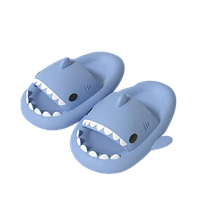 Шлепанцы (тапочки) Акула голубого цвета