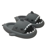 Шльопанці (капці) Акула темно - сірого кольору