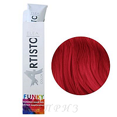 Тонувальний гель для волосся Elea Artisto Funky Color Toning Hair Gel Red 100 мл