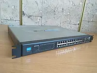Коммутатор с PoE Cisco LinkSys SRW224P (24x100Mbit/2x1Gbit/2xSFP)