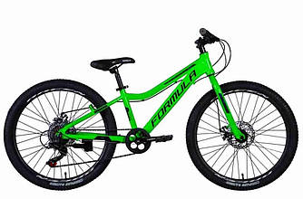 Велосипед алюміній 24 Formula ACID Vbr рама-12" зелений з крилом Pl 2024