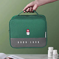 Дорожня велика аптечка Зелена