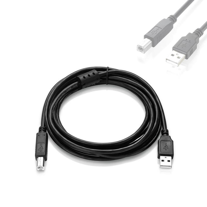 Кабель для принтера сканера USB AM-BM 10м, фото 1