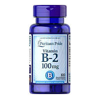 Витамин B2 рибофлавин Puritan's Pride Vitamin B-2 100 mg (100 табл)