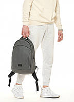 Рюкзак мужской серый Зард Wellberry, Удобный городской рюкзак, модный рюкзак для мужчин COSMI